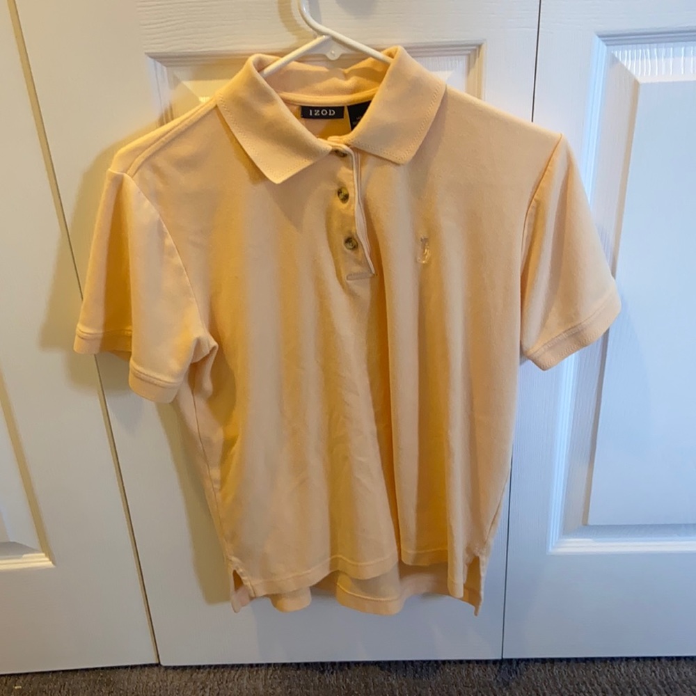 Izod Women’s Orange Short-Sleeve Polo Shirt S